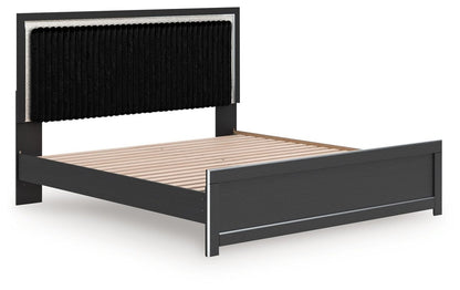 Zuraleus - Upholstered Panel Platform Bed With Roll Slats Panel Beds by Signature Design by Ashley® - Walls Furniture & Mattress