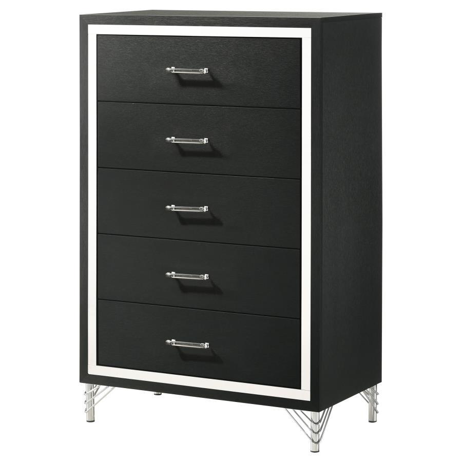 Lucia - 5 - Drawer Bedroom Chest Accent Chests by Coaster Fine Furniture - Walls Furniture & Mattress