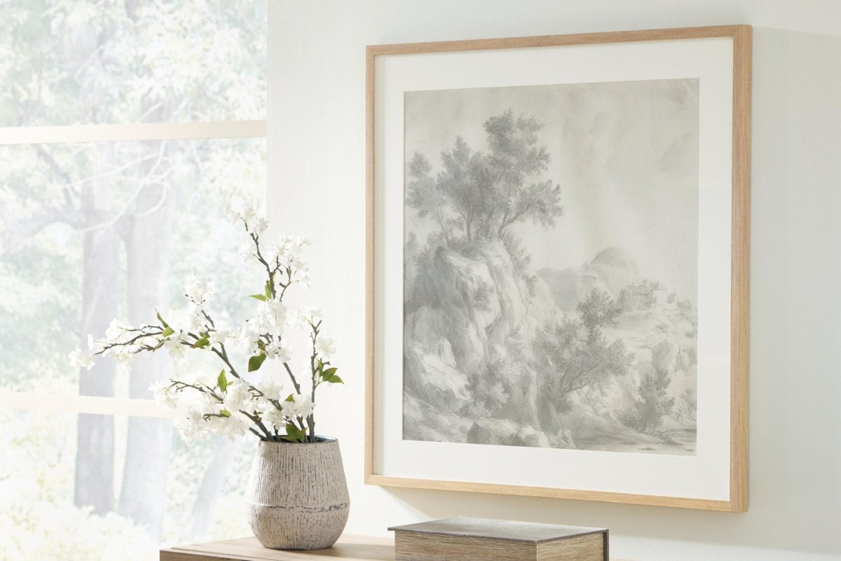 Casslock - Wall Art - Gray Framed Prints by Signature Design by Ashley® - Walls Furniture & Mattress