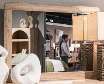 Kinlanni - Tan - Bedroom Mirror Bedroom Mirrors by Signature Design by Ashley® - Walls Furniture & Mattress
