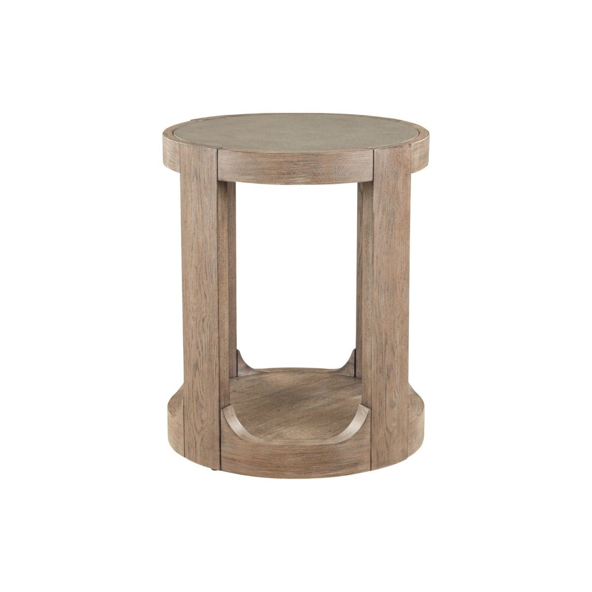 South Bend - Round Chairside Table - Brown Chair Side Tables by Liberty Furniture - Walls Furniture & Mattress