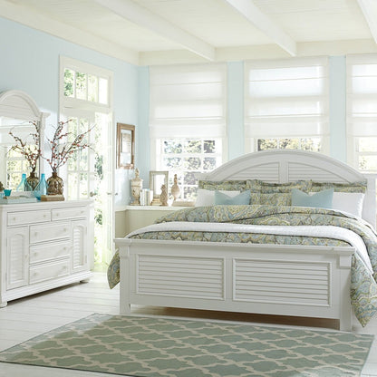 Summer House I - Panel Bed, Dresser & Mirror 3 Piece Bedroom Sets by Liberty Furniture - Walls Furniture & Mattress