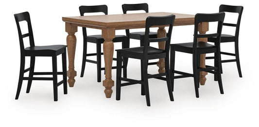 Greddinton - Counter Height Dining Table Set 7 Piece Dining Room Sets by Signature Design by Ashley® - Walls Furniture & Mattress