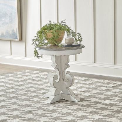 Magnolia Manor - Round End Table End Tables by Liberty Furniture - Walls Furniture & Mattress