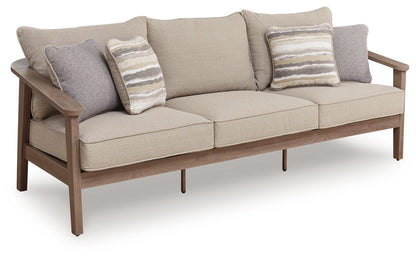 Harmony Headlands - Sofa With Cushion - Natural / Gray Sofas by Signature Design by Ashley® - Walls Furniture & Mattress
