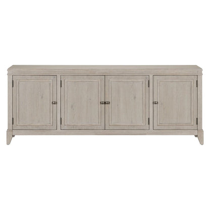 New Haven - 82'' TV Console - Sanctuary White TV Stands by Liberty Furniture - Walls Furniture & Mattress