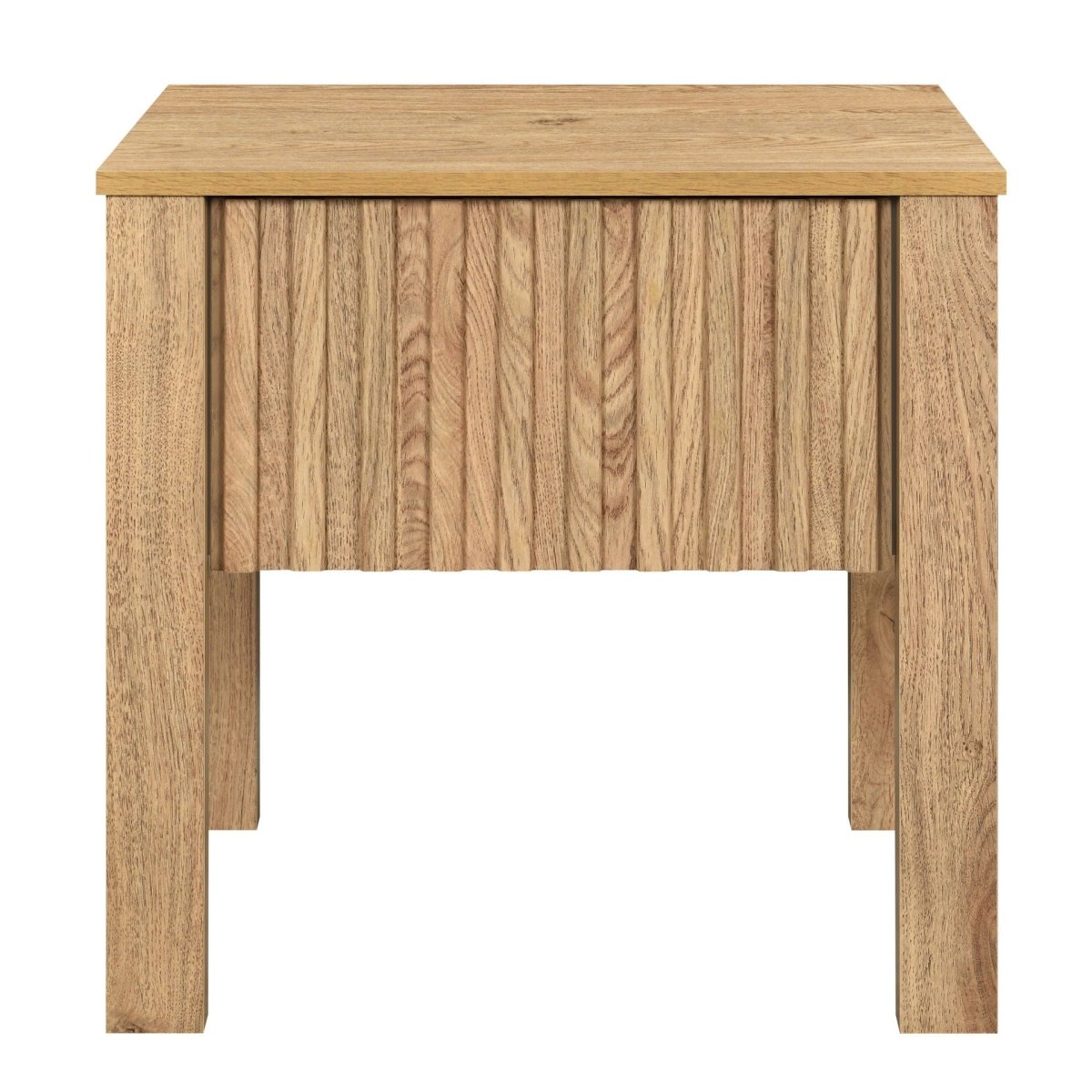 Thayer - One Drawer End Table/Bedside Table - Natural End Tables by New Classic - Walls Furniture & Mattress