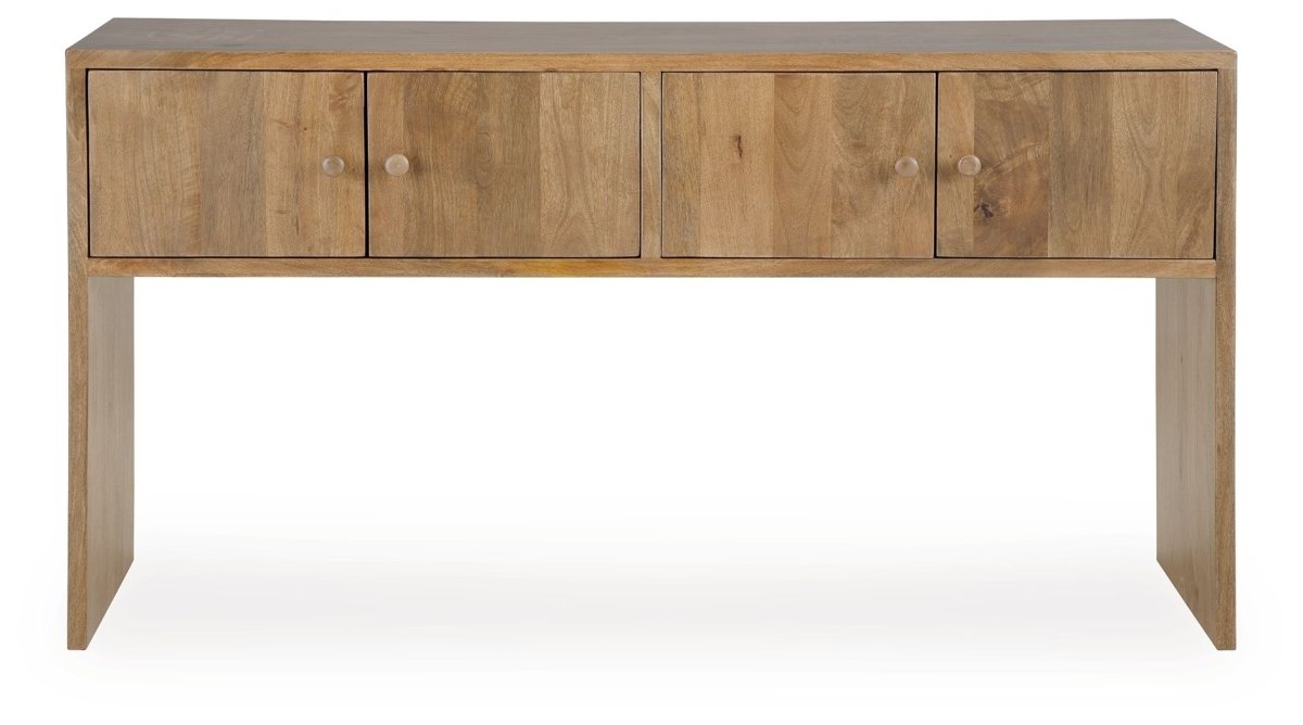 Ella Grove - Console - Rich Brown Console Tables by Signature Design by Ashley® - Walls Furniture & Mattress