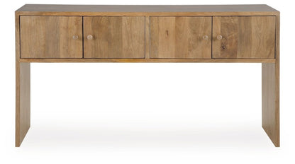 Ella Grove - Console - Rich Brown Console Tables by Signature Design by Ashley® - Walls Furniture & Mattress