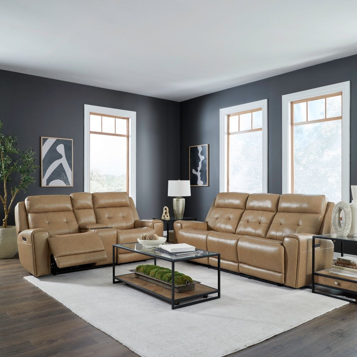 Carrington - Sofa Set Reclining Sofas & Loveseats by Liberty Furniture - Walls Furniture & Mattress