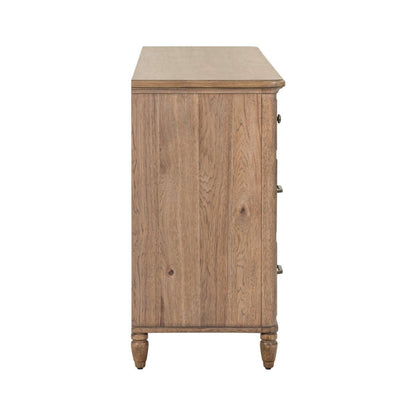 Hickory Grove - 6 Drawer Chest - Brown Accent Chests by Liberty Furniture - Walls Furniture & Mattress