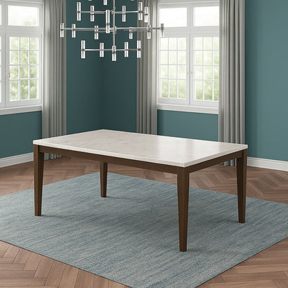 Essence - 70" Rectangle Dining Table With Marble Top Dining Tables by New Classic - Walls Furniture & Mattress
