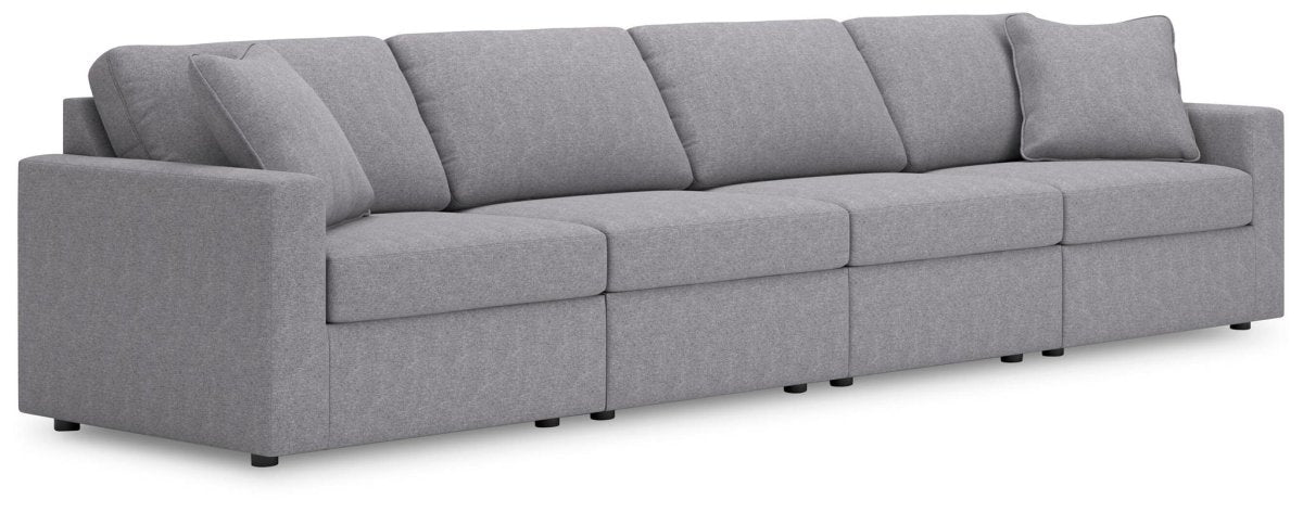 Modmax - Sectional - Granite Stationary Sectionals by Signature Design by Ashley® - Walls Furniture & Mattress