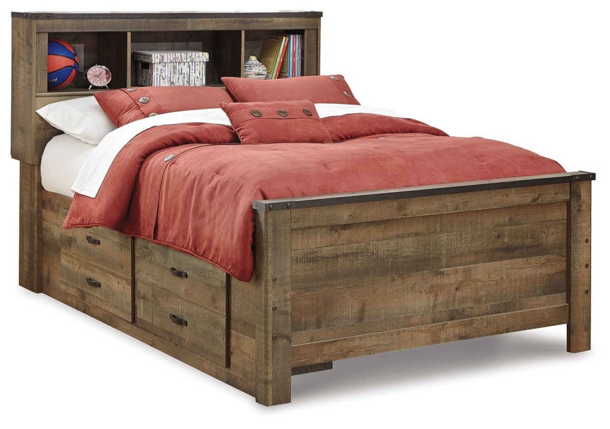 Trinell - Bookcase Bed With Storage Storage Beds by Signature Design by Ashley® - Walls Furniture & Mattress