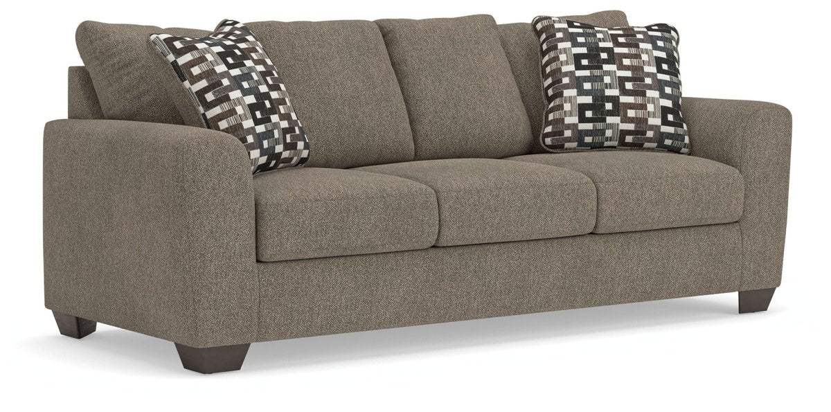 Triston - Peaks - Queen Sofa Sleeper - Suede Sleeper Sofas by Benchcraft® - Walls Furniture & Mattress