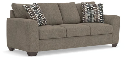 Triston - Peaks - Queen Sofa Sleeper - Suede Sleeper Sofas by Benchcraft® - Walls Furniture & Mattress