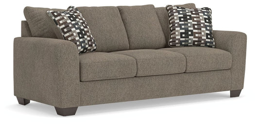 Triston - Peaks - Queen Sofa Sleeper - Suede Sleeper Sofas by Benchcraft® - Walls Furniture & Mattress