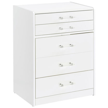 Danbury - 3 - Drawer Makeup Vanity & Stool Set Vanity Sets by Coaster Fine Furniture - Walls Furniture & Mattress