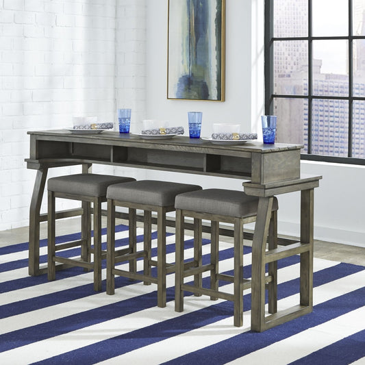 Hayden Way - 4 Piece Dining Room Set - Washed Gray 4 Piece Dining Room Sets by Liberty Furniture - Walls Furniture & Mattress