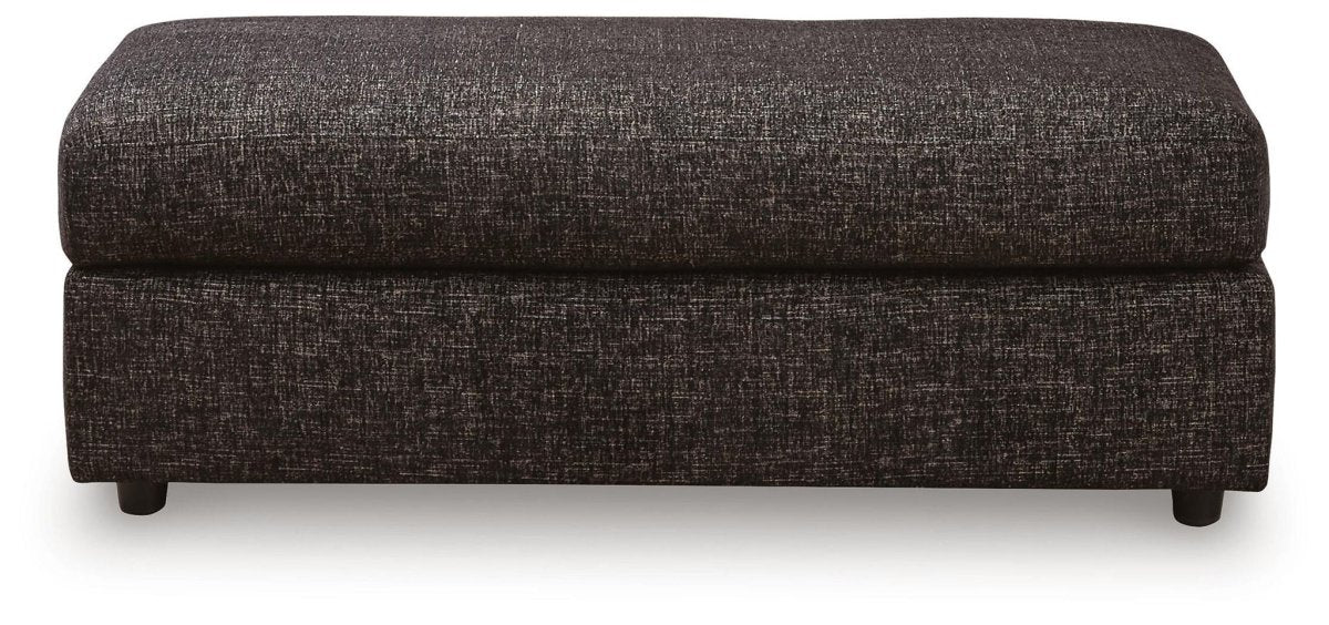 Lentiz - Oversized Accent Ottoman - Onyx Accent Ottomans by Signature Design by Ashley® - Walls Furniture & Mattress