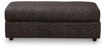 Lentiz - Oversized Accent Ottoman - Onyx Accent Ottomans by Signature Design by Ashley® - Walls Furniture & Mattress