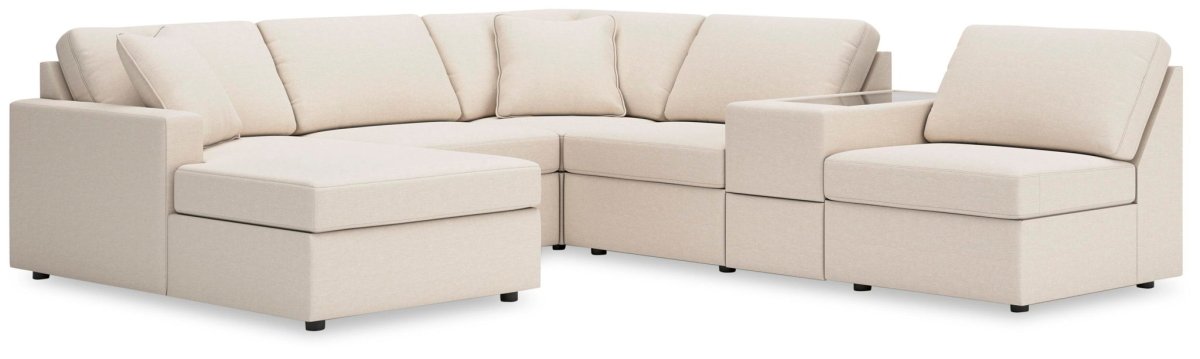 Modmax - Sectional - Oyster Stationary Sectionals by Signature Design by Ashley® - Walls Furniture & Mattress