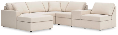 Modmax - Sectional - Oyster Stationary Sectionals by Signature Design by Ashley® - Walls Furniture & Mattress