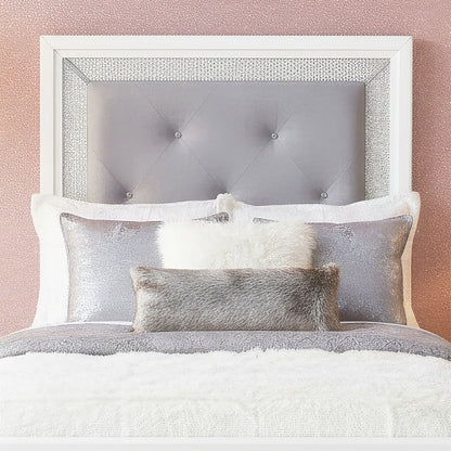 Reflections - Upholstered Panel Headboard With Lights Upholstered Headboards by Liberty Furniture - Walls Furniture & Mattress