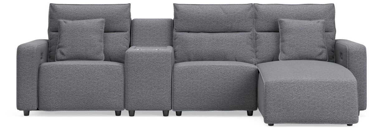Modmax II - Reclining Sectional - Salt And Pepper Reclining Sectionals by Signature Design by Ashley® - Walls Furniture & Mattress