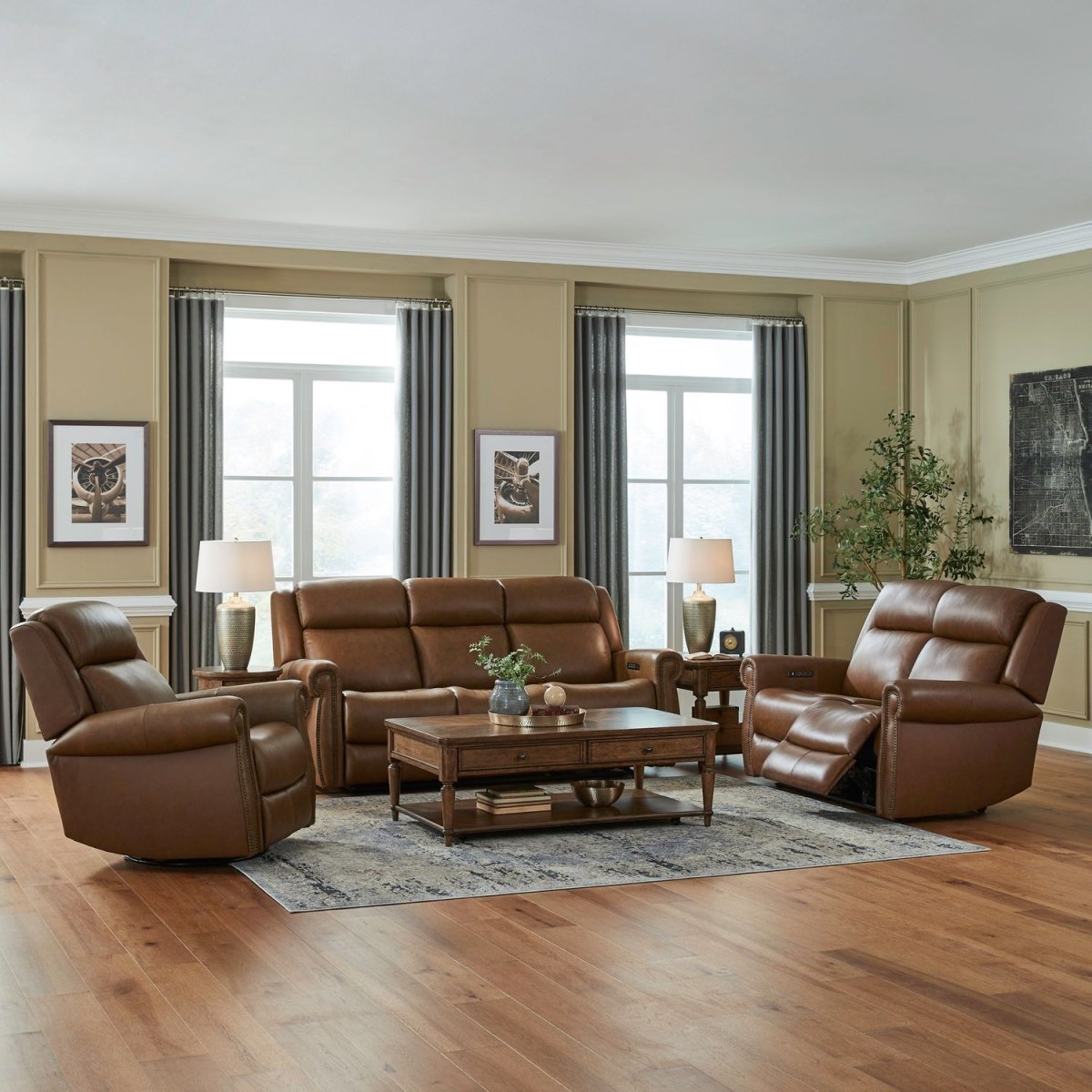 Carlton - Sofa Set Reclining Sofas & Loveseats by Liberty Furniture - Walls Furniture & Mattress