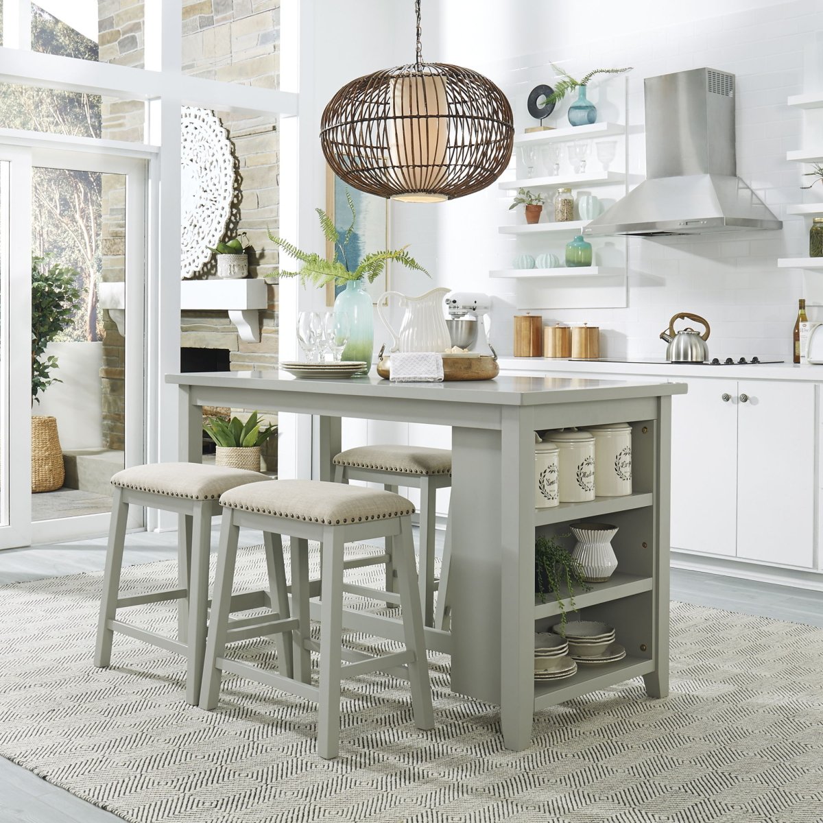 Brook Creek - Counter Set 5 Piece Dining Room Sets by Liberty Furniture - Walls Furniture & Mattress