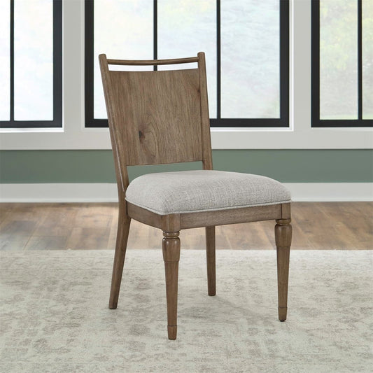Hickory Grove - Panel Back Side Chair - Heirloom Brown Side Chairs by Liberty Furniture - Walls Furniture & Mattress