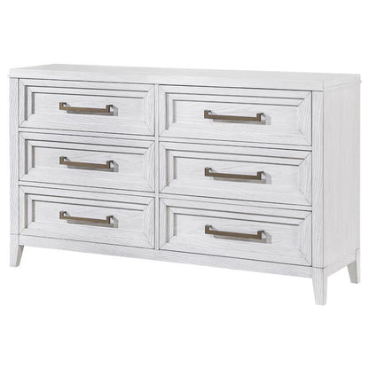 Marielle - 6 - Drawer Bedroom Dresser Dressers by CoasterEveryday - Walls Furniture & Mattress