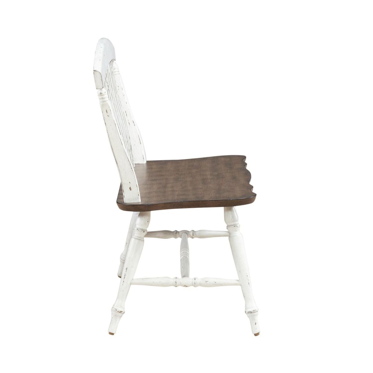 Al Fresco - Slat Back Bench (RTA) - White Benches by Liberty Furniture - Walls Furniture & Mattress