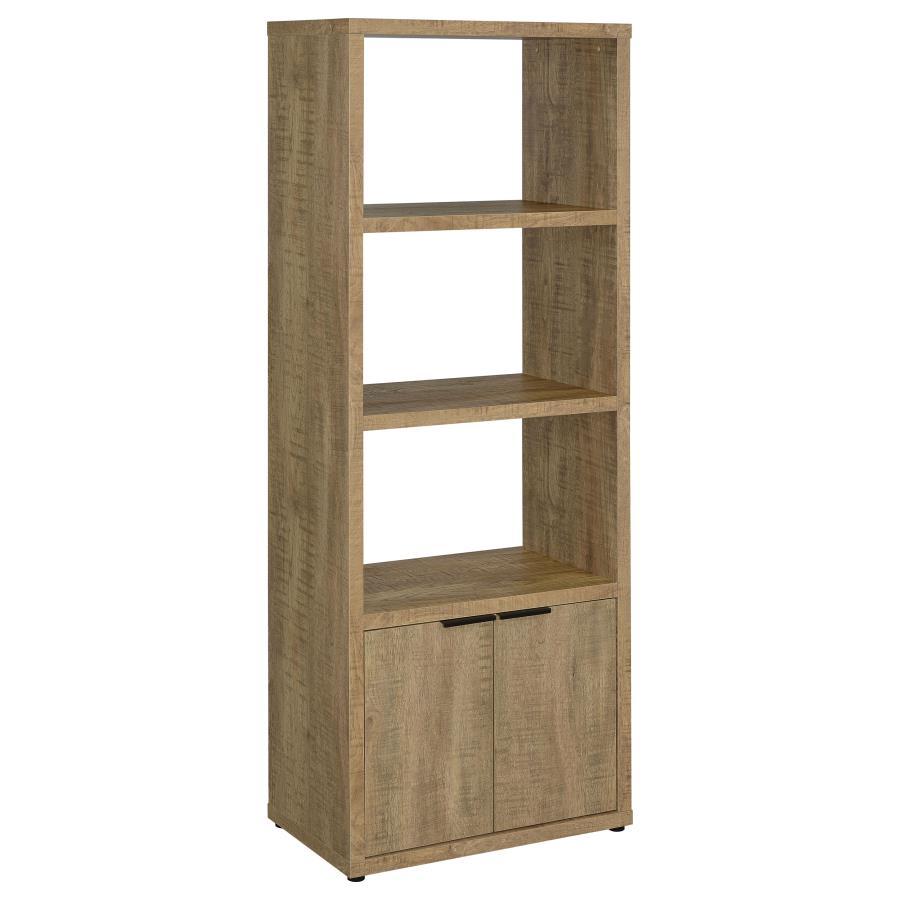 Tabby - 3 - Shelf Engineered Wood Media Tower - Mango Piers by Coaster Fine Furniture - Walls Furniture & Mattress