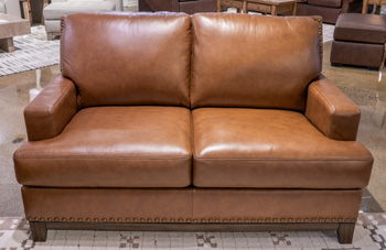 Saonara - Amber - Loveseat Stationary Loveseats by Signature Design by Ashley® - Walls Furniture & Mattress