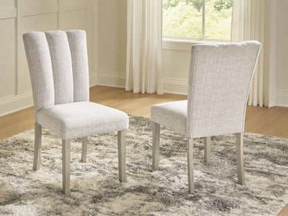 Larawyn - Dining Upholstered Side Chair (Set of 2) - Bisque Chair Sets by Signature Design by Ashley® - Walls Furniture & Mattress