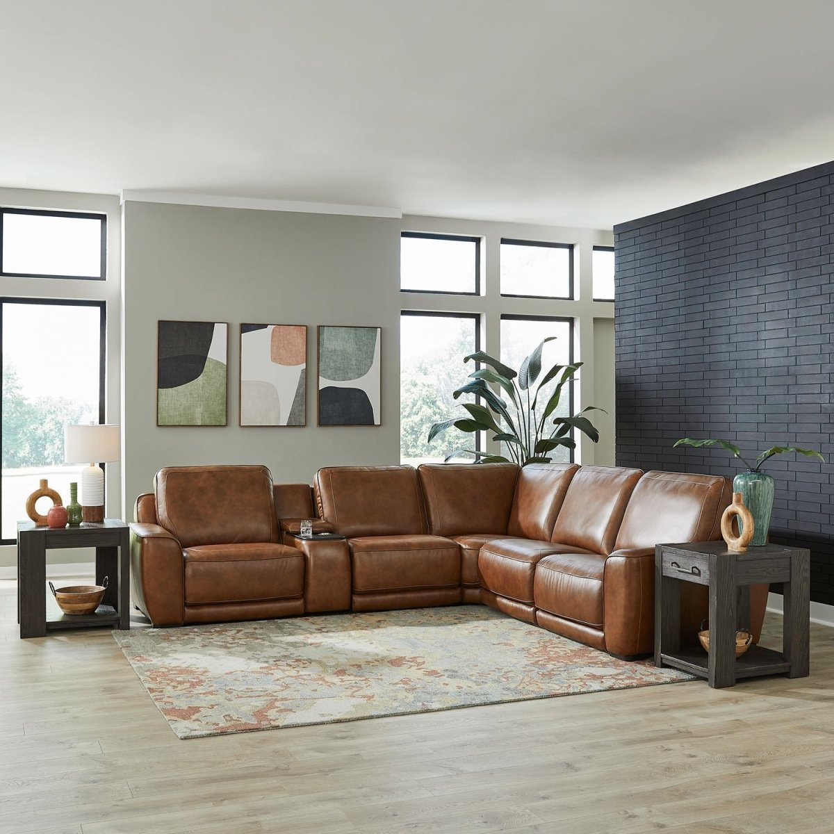 Blake - Living Room Sectional Reclining Sectionals by Liberty Furniture - Walls Furniture & Mattress