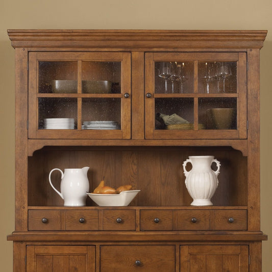 Hearthstone Ridge - Hutch - Light Brown Hutches by Liberty Furniture - Walls Furniture & Mattress