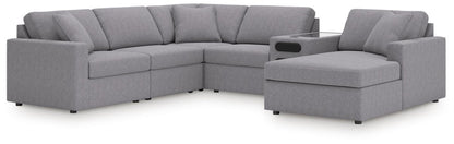Modmax - Sectional - Granite Stationary Sectionals by Signature Design by Ashley® - Walls Furniture & Mattress