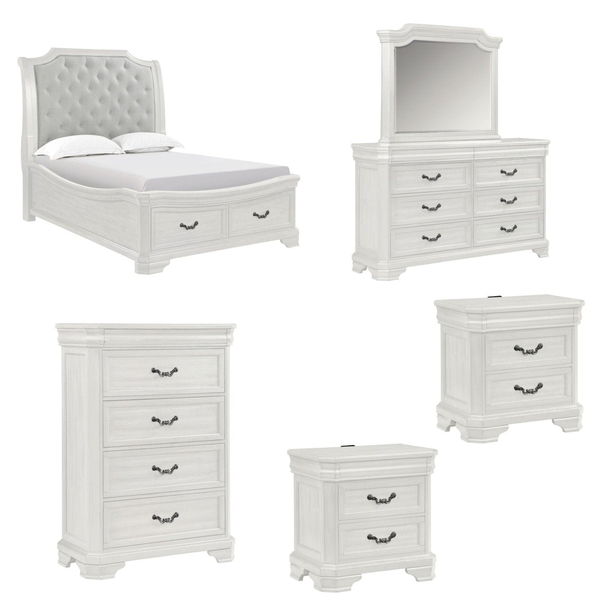 Lyndhurst - Bedroom Set 4 Piece Bedroom Sets by New Classic - Walls Furniture & Mattress