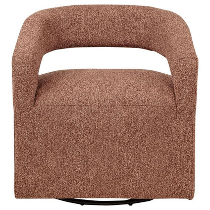 Westhill - Boucle Upholstered Swivel Accent Chair Swivel Chairs by Coaster Fine Furniture - Walls Furniture & Mattress