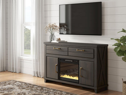 Brazen Valley - TV Stand With Fireplace Option TV Stands by Signature Design by Ashley® - Walls Furniture & Mattress