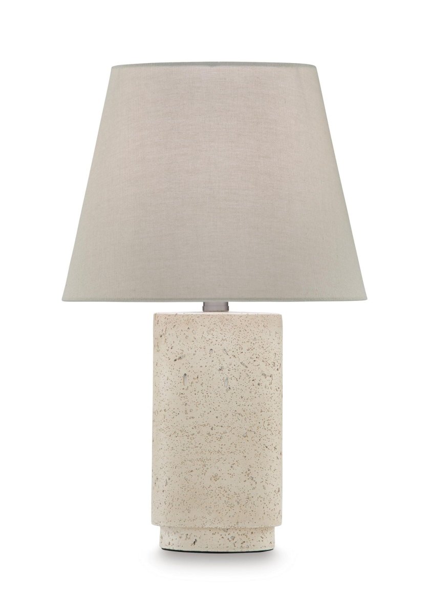 Bronnerdale - Poly Table Lamp - Beige Table Lamps by Signature Design by Ashley® - Walls Furniture & Mattress