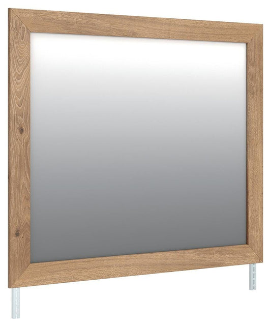 Brozmont - Bedroom Mirror - Tan Mirrors by Benchcraft® - Walls Furniture & Mattress