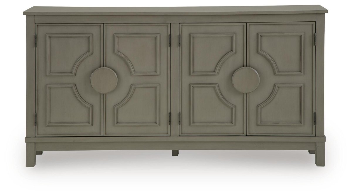 Darlock - Accent Cabinet - Warm Gray Accent Cabinets by Signature Design by Ashley® - Walls Furniture & Mattress