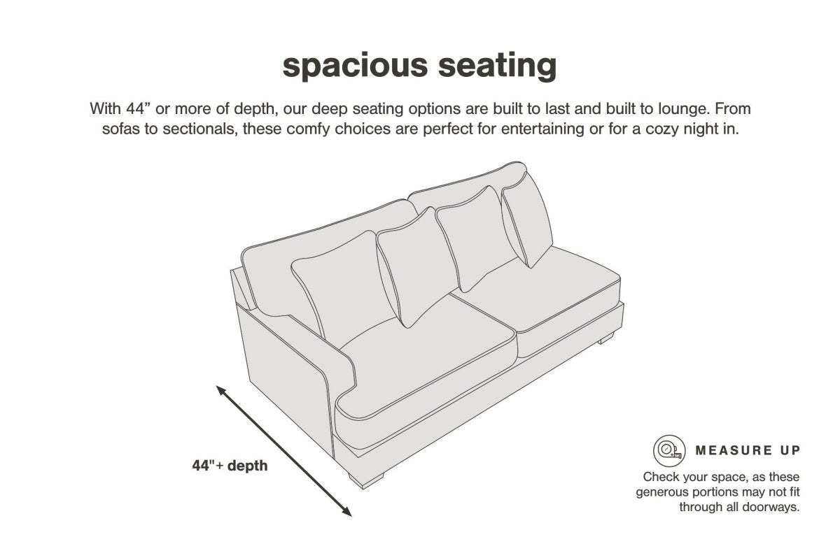 Avaliyah - 2-Piece Sectional - Ash Stationary Sectionals by Signature Design by Ashley® - Walls Furniture & Mattress