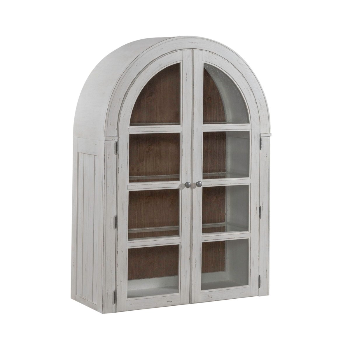 River Place - Curio Hutch - White Hutches by Liberty Furniture - Walls Furniture & Mattress