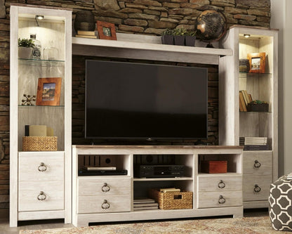 Willowton - Entertainment Center With Fireplace Option Entertainment Centers by Signature Design by Ashley® - Walls Furniture & Mattress