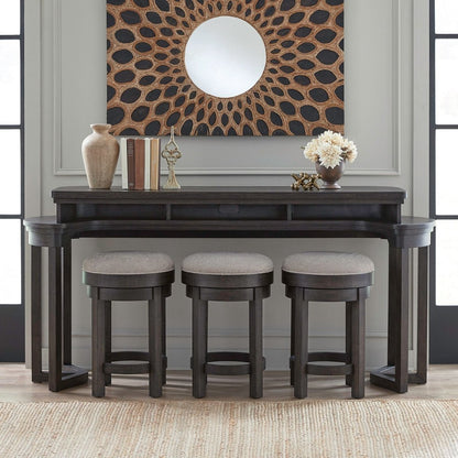 Weston - 4 Piece Bar Set - Brown 4 Piece Living Room Sets by Liberty Furniture - Walls Furniture & Mattress